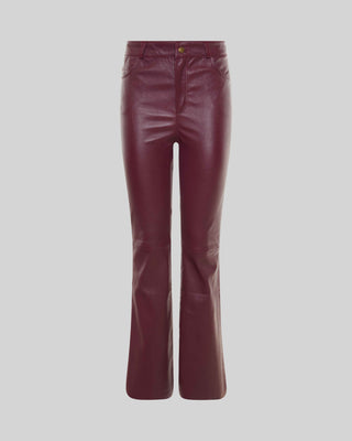 Pantaloni Mathilde Bordeaux - Sarah Maj
