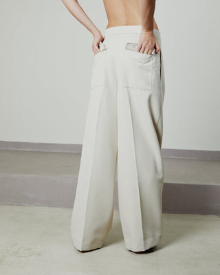 Elena Wool Pleated Trousers