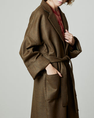 Olive Brown Coat | Women's Brown Coat | Sarah Maj