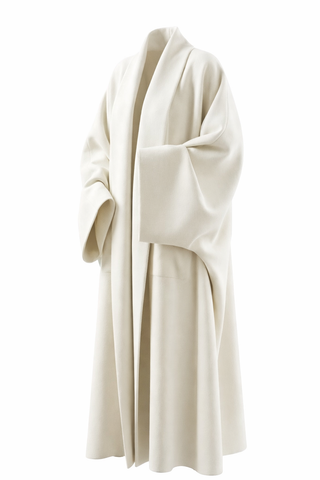 Abaya Coat Ivory - Sarah Maj