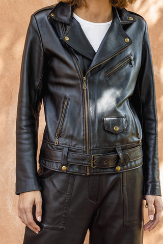 Arim Leather Jacket - Sarah Maj