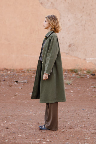 Trench-coat Nassim Green - Sarah Maj