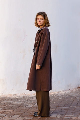 Trench coat Nassim Brown - Sarah Maj