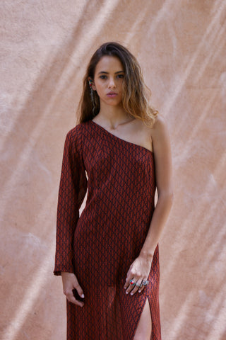 LARA RED DRESS - Sarah Maj Design